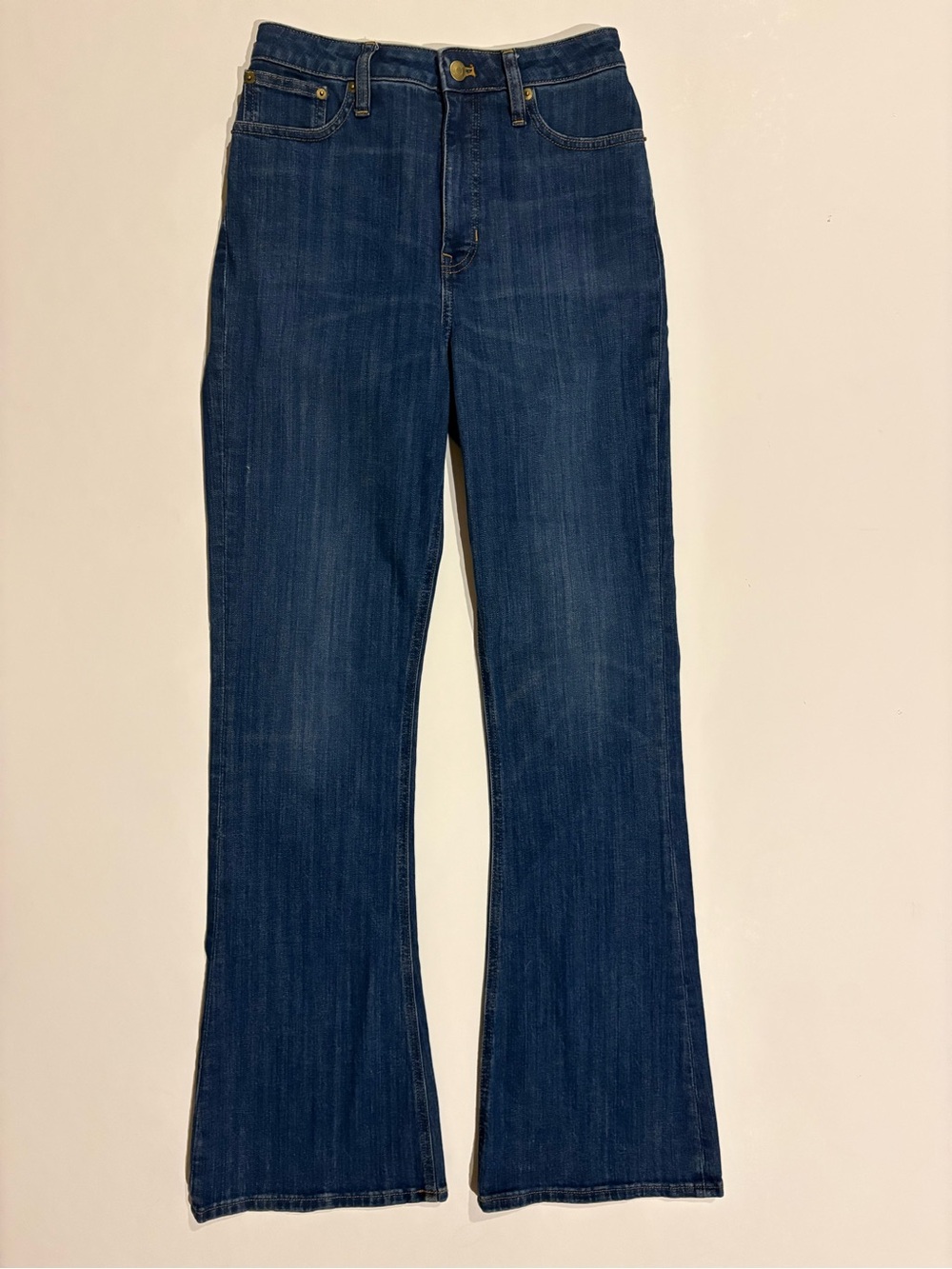 J Crew High-Rise Skinny Flare Jeans in Wakeman Wash - Size 28 (~32" Inseam)